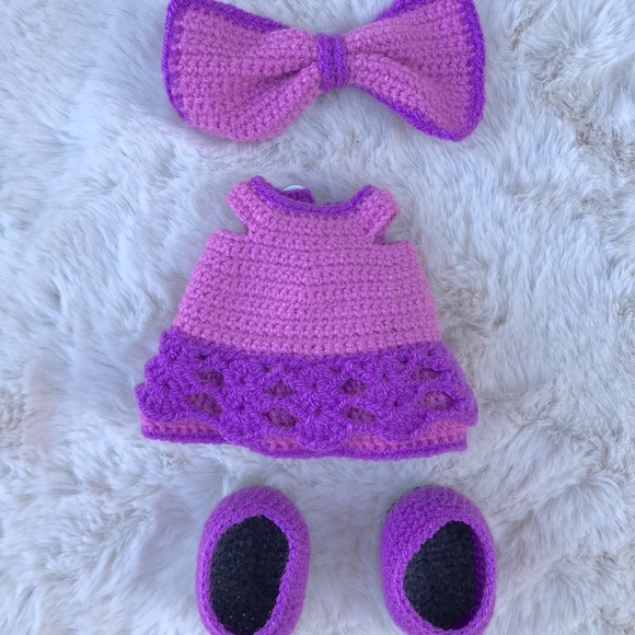 Hand Made Crochet“ Daisy the Bunny”Amigurumi Toy - Picture 4 of 4